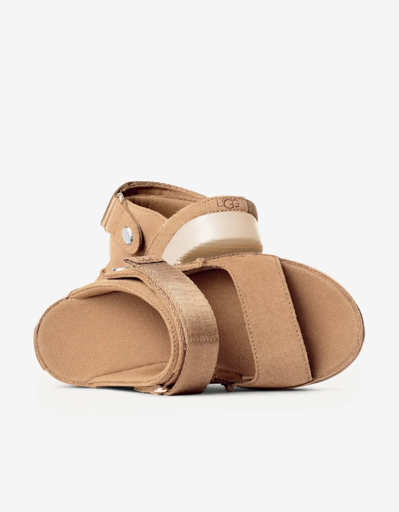 Girls Goldenstar Glide Sandals in Beige