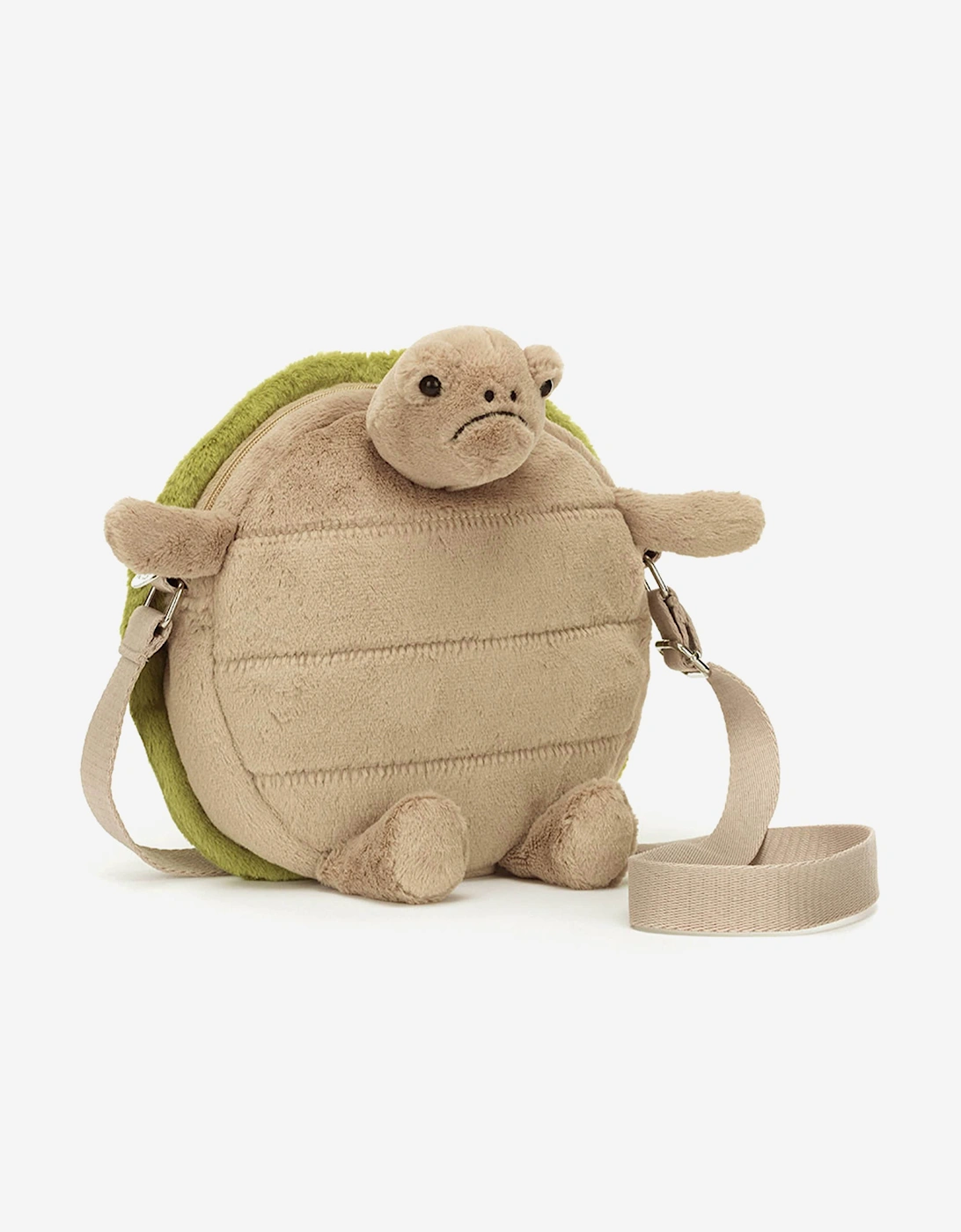 Girl's Jellycat Timmy Turtle Bag in Green (26cm) - Size: ONE size,