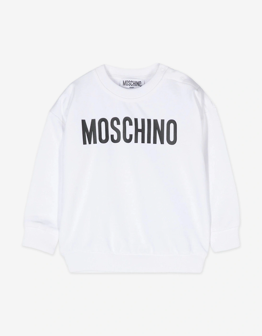 Baby Logo Sweatshirt in White, 5 of 4