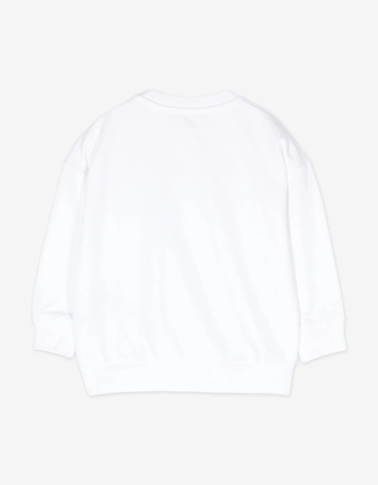 Baby Logo Sweatshirt in White
