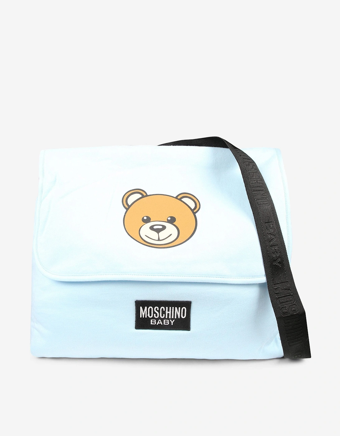 Baby Bear Logo Changing Bag in Blue (39cm), 6 of 5
