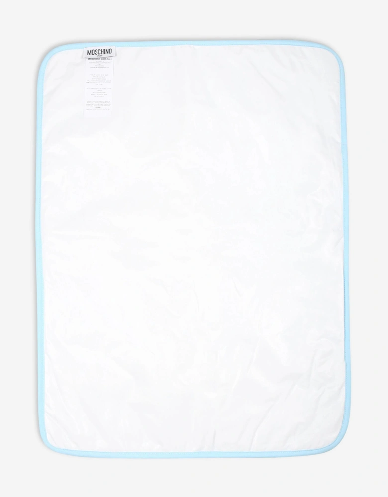 Baby Bear Logo Changing Bag in Blue (39cm)