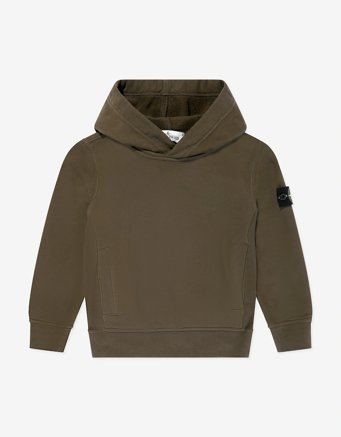 Boys Logo Hoodie in Green, 5 of 4