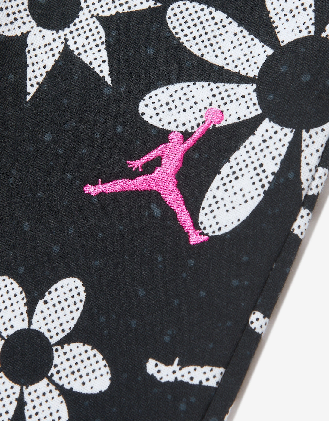 Jordan Girls Floral Flight AOP Joggers in Black
