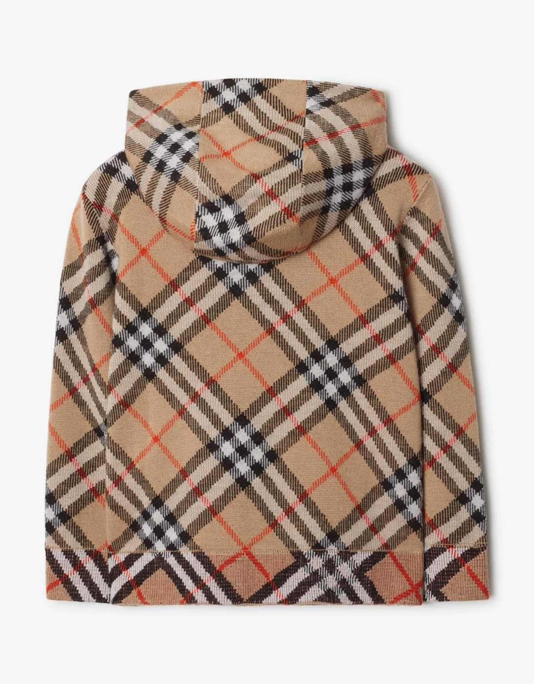 Boys Jimmy Check Zip Up Top in Beige