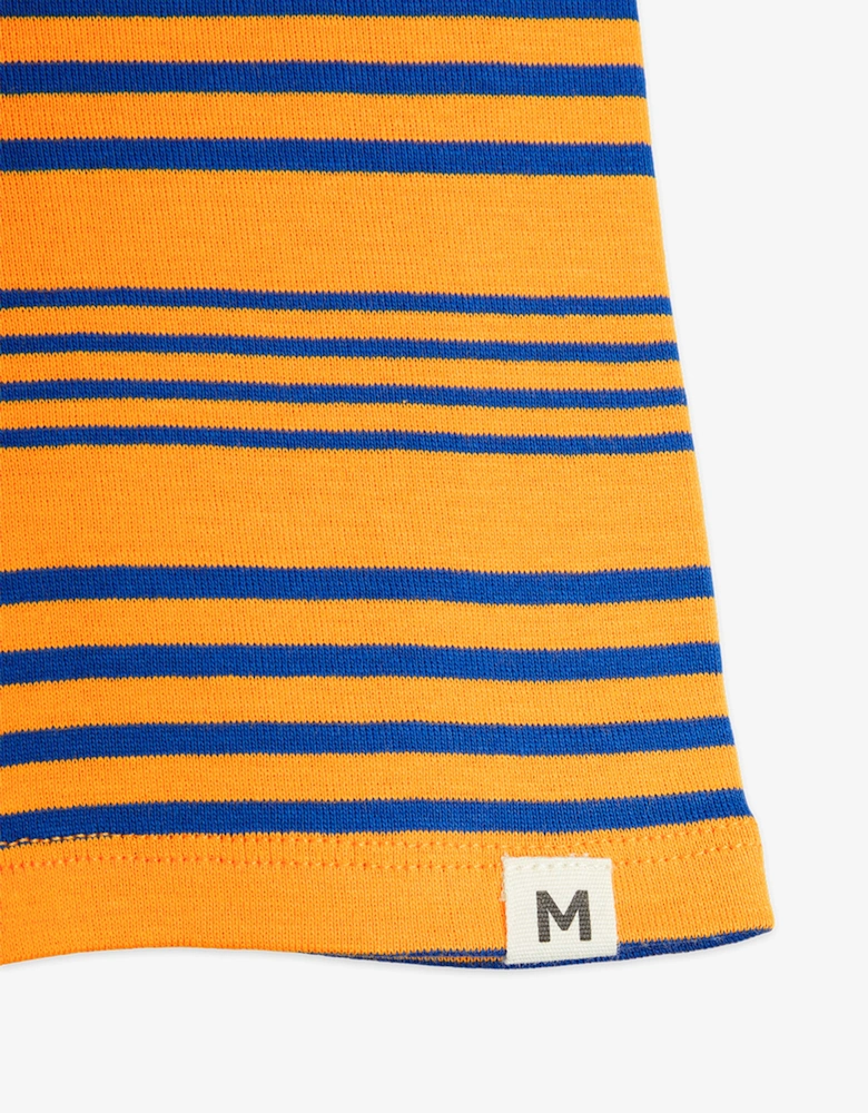 Kids Striped T-Shirt in Orange