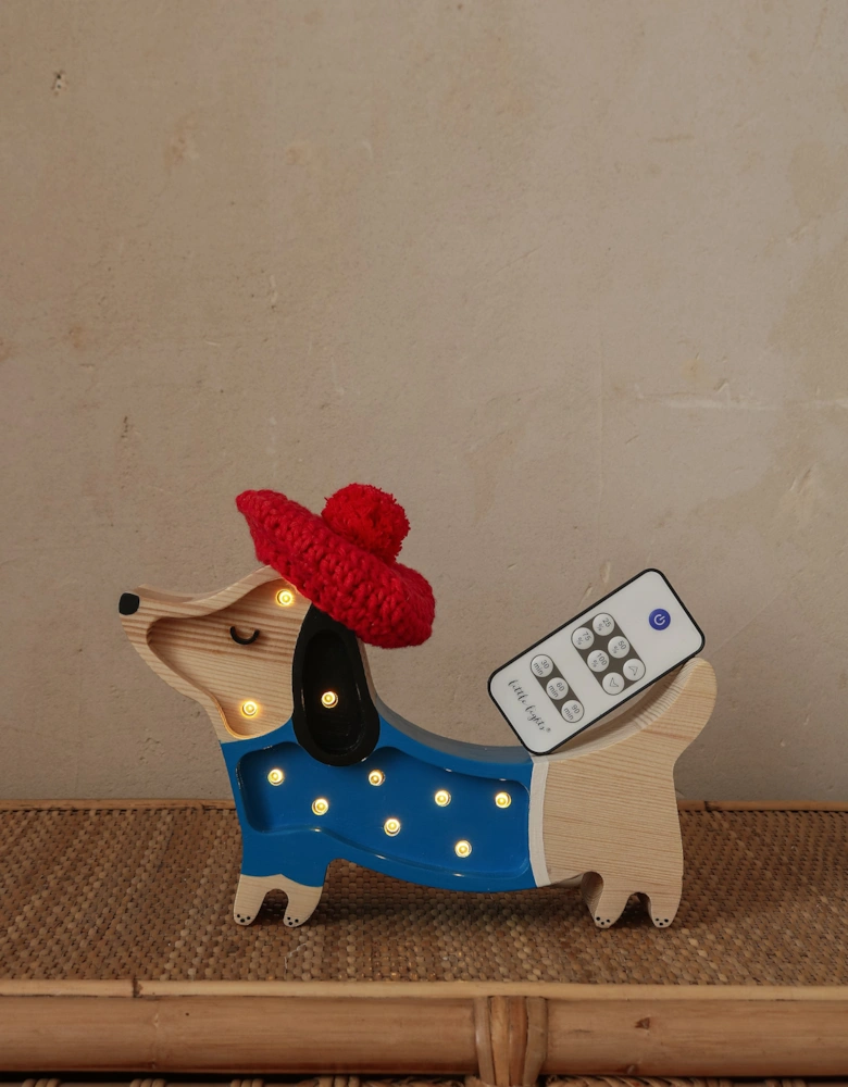 Puppy Mini Lamp in Blue (23x14x5 cm)
