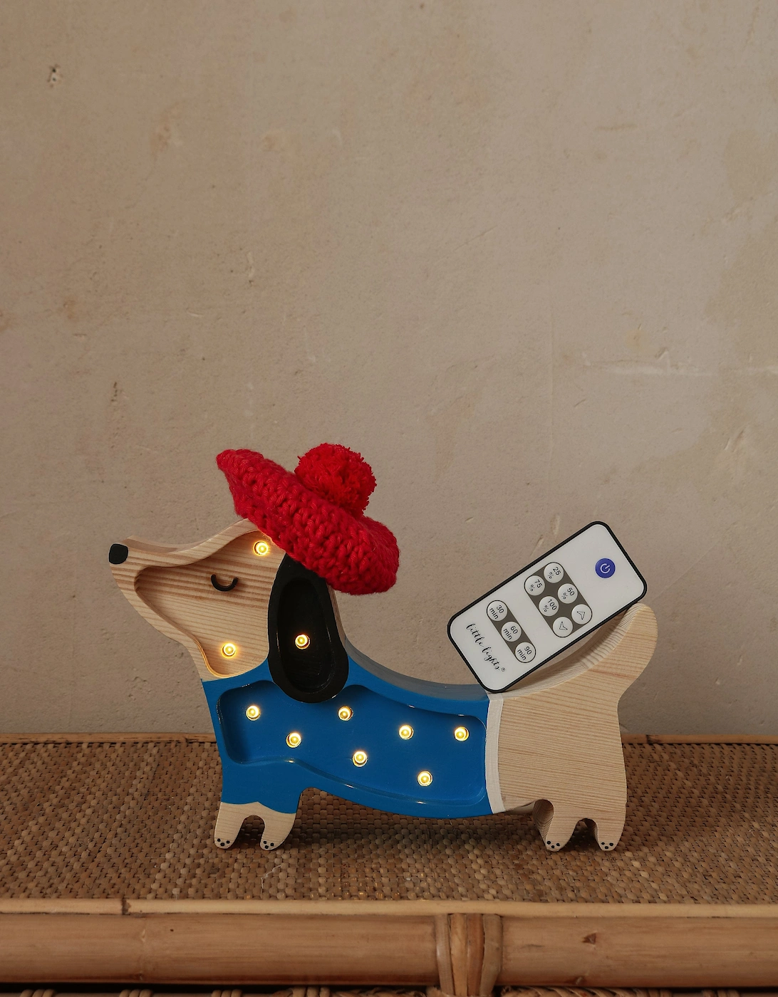 Puppy Mini Lamp in Blue (23x14x5 cm)