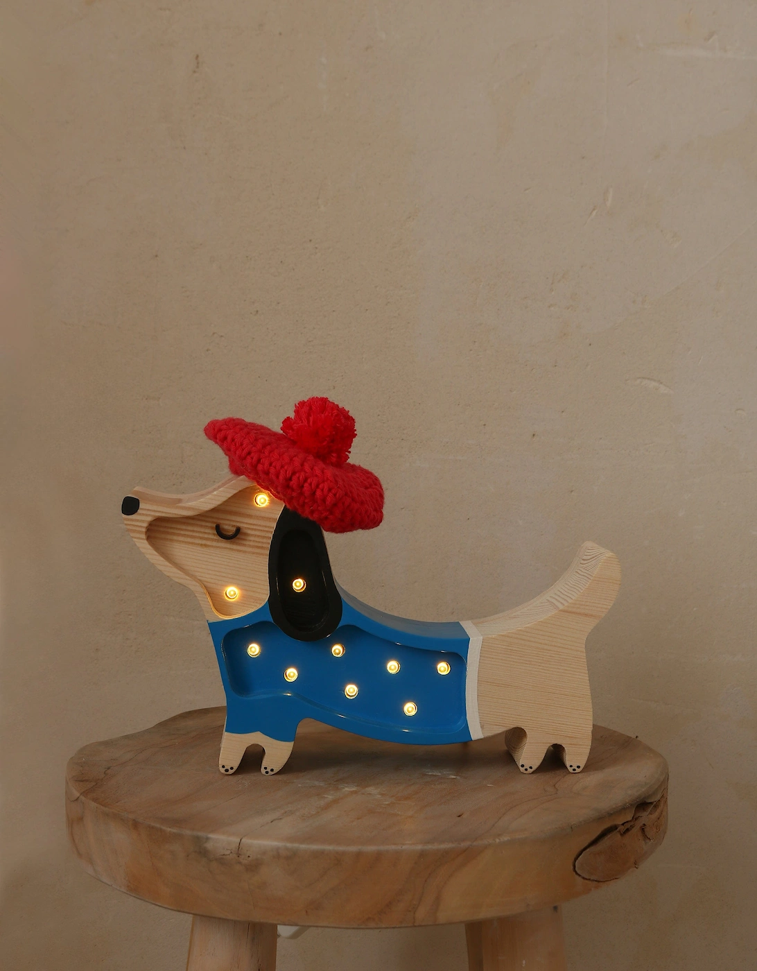 Puppy Mini Lamp in Blue (23x14x5 cm)