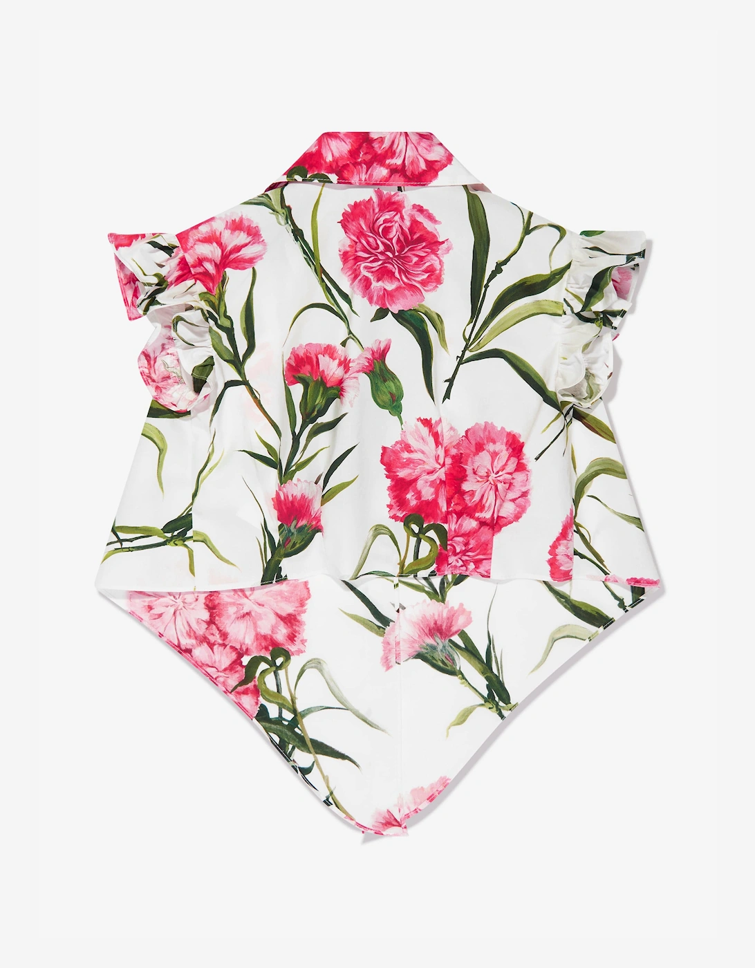 Girls Carnation Blouse in White