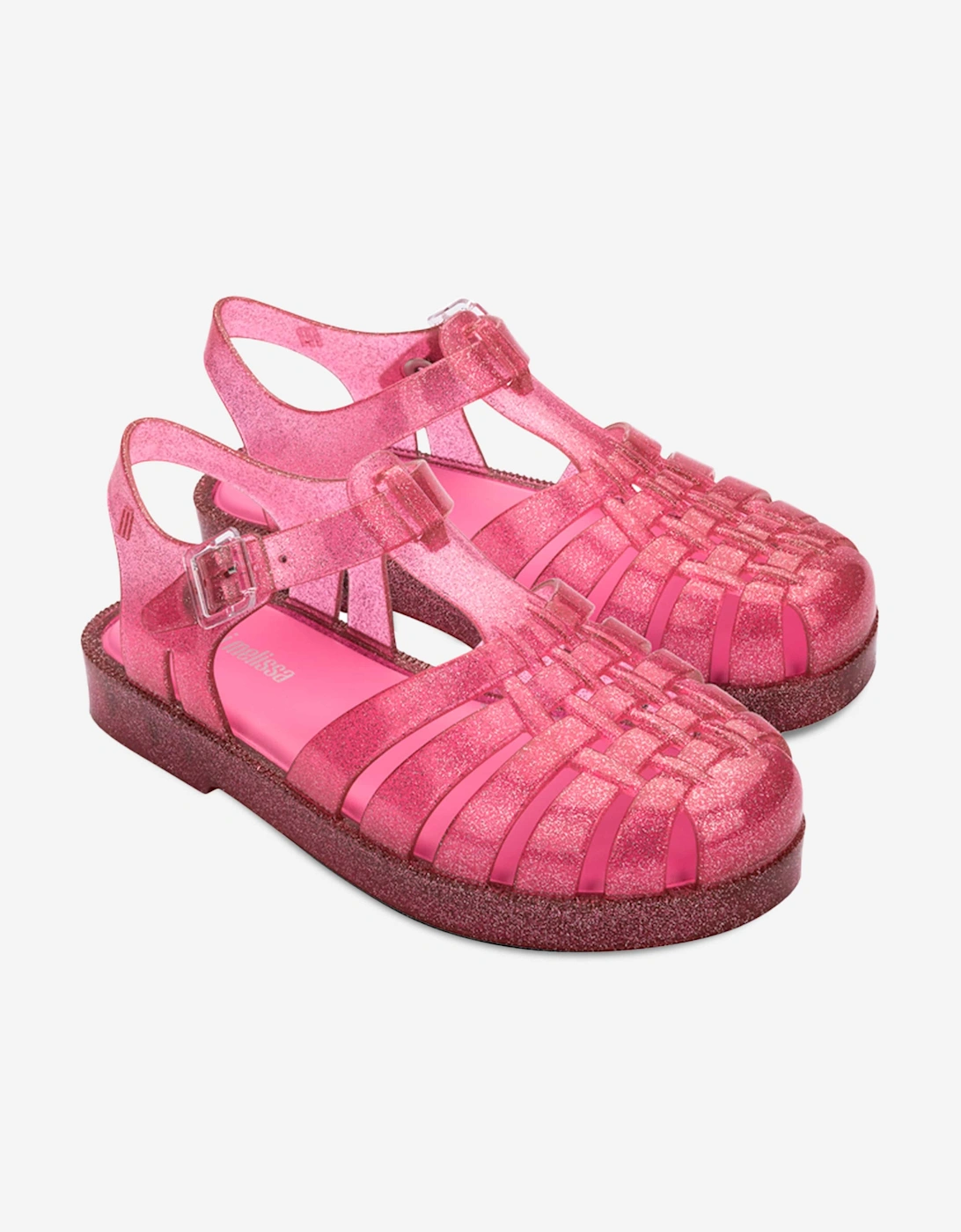 Girls Possession Shiny Sandals in Pink