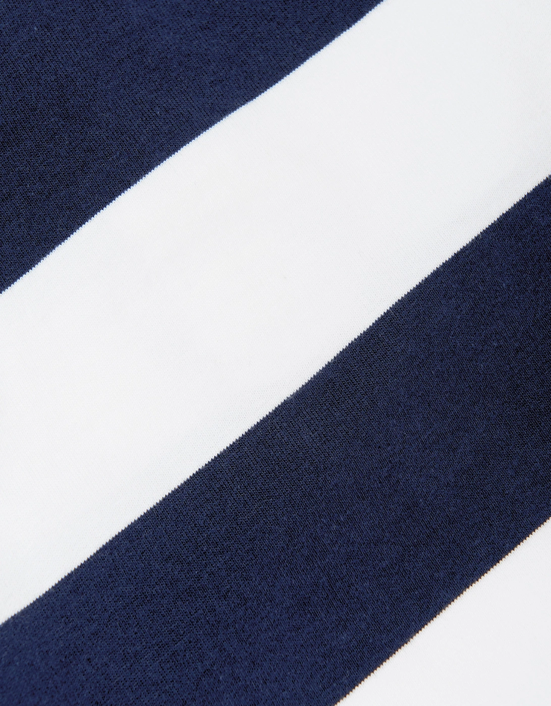Boys Striped Jersey Rugby Shirt in Navy