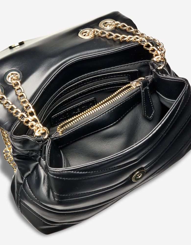Privilege Flap Bag in Black (23cm)