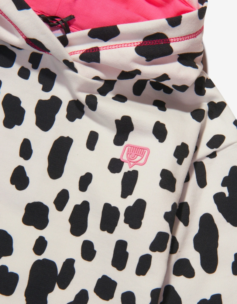 Girls Hooded Dalmation Dress