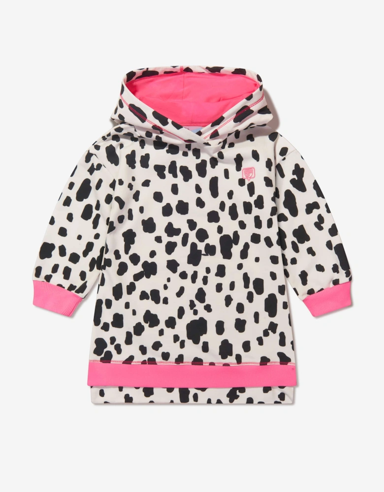 Girls Hooded Dalmation Dress