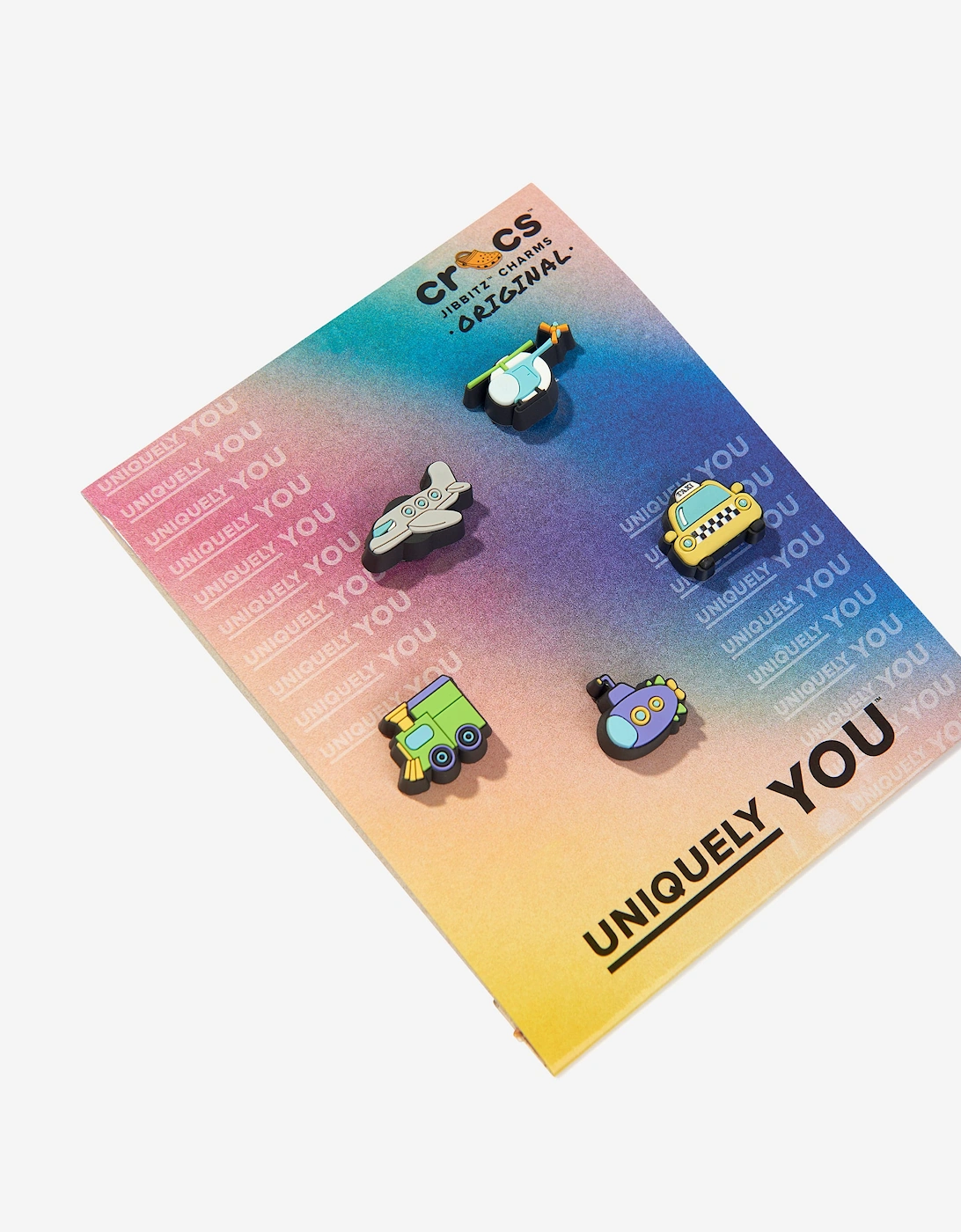 Kids Tiny Vehicles Jibbitz™ Charm 5 Pack in Multicolour