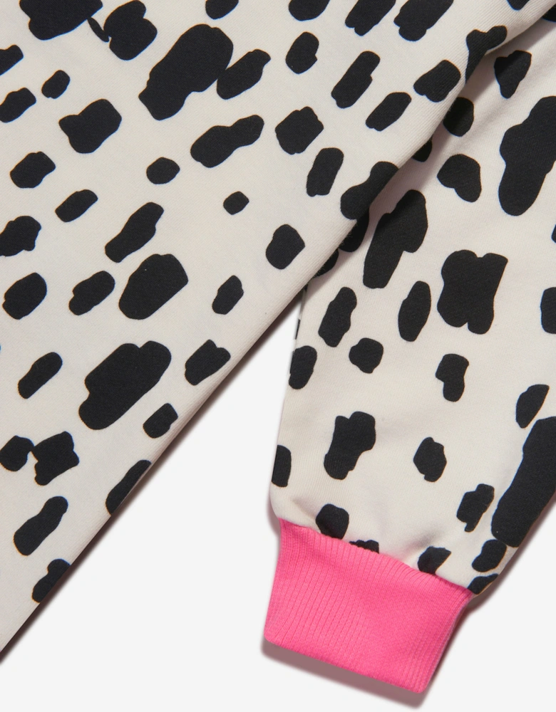 Girls Hooded Dalmation Dress