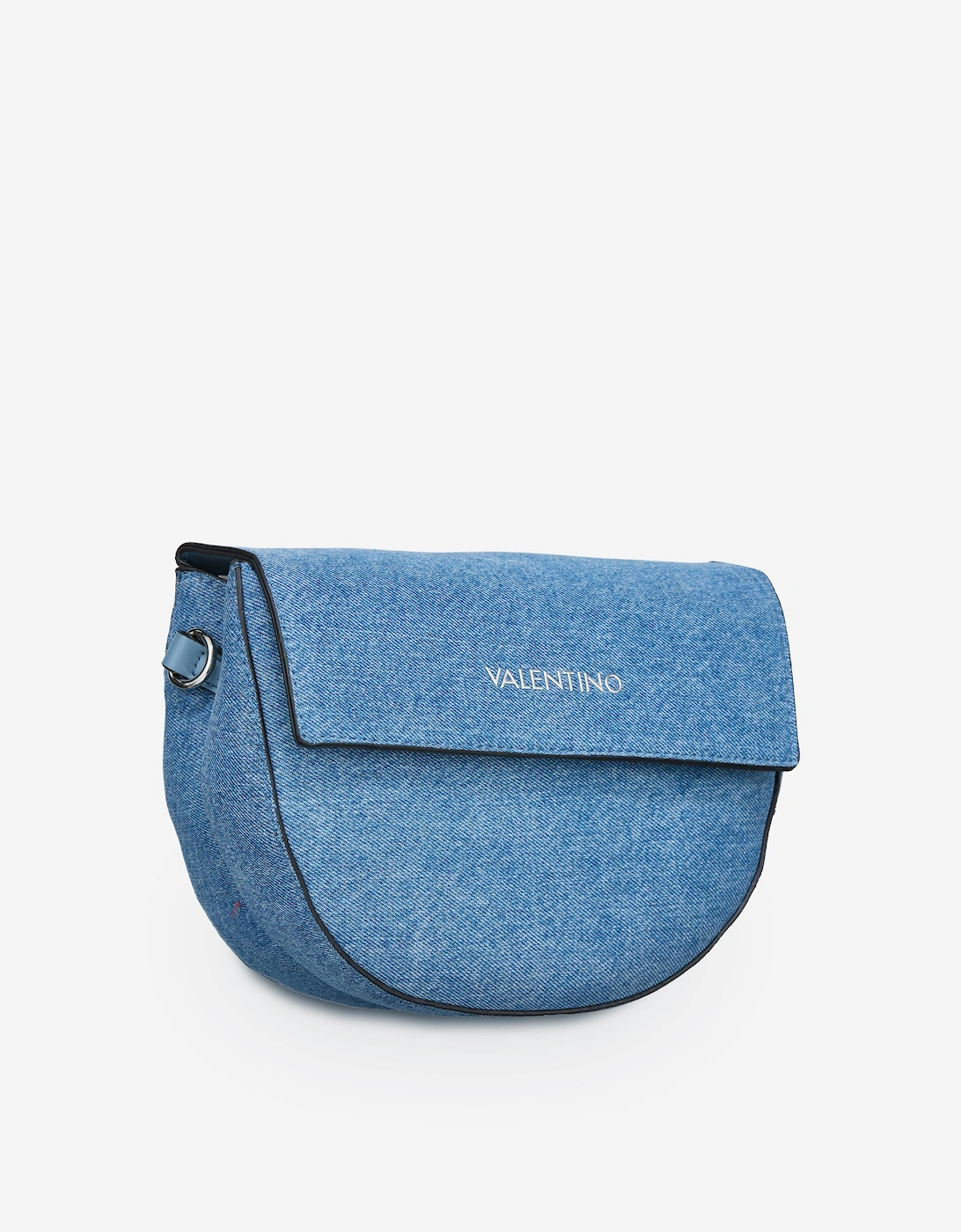 Bigs Denim Flap Bag in Blue (24.5cm)