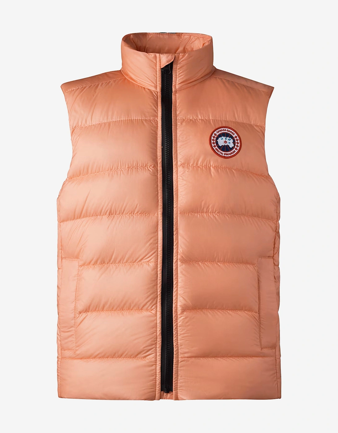 Canada Goose Girls Pink 'S Down Padded Crofton Gilet In  6 Years Xs Size 6 Yrs Kids
