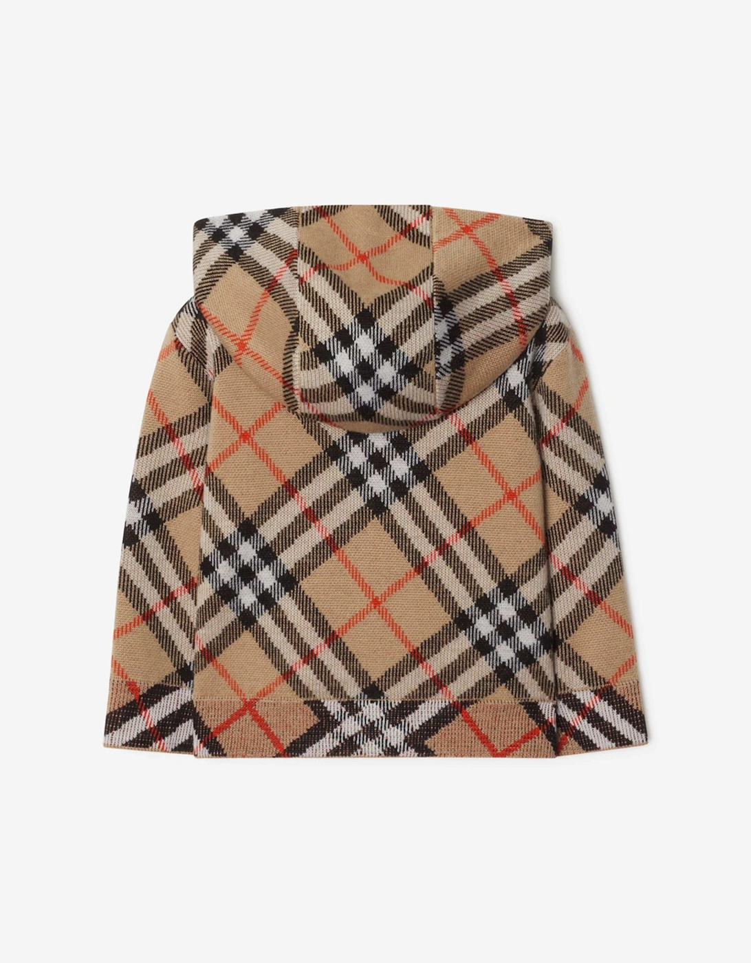 Baby Boys Mini Jimmy Check Zip Up Top in Beige