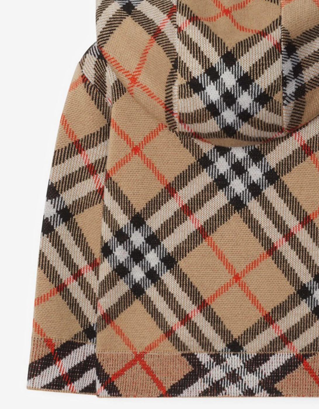 Baby Boys Mini Jimmy Check Zip Up Top in Beige