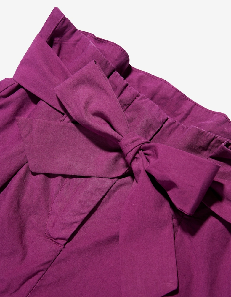 Girls Nath Shorts in Violet