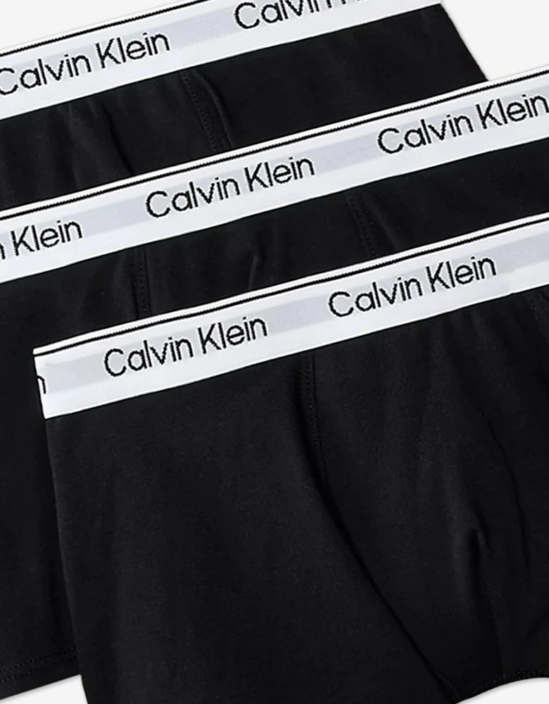 Boys 3 Pack Boxer Shorts Set in Black