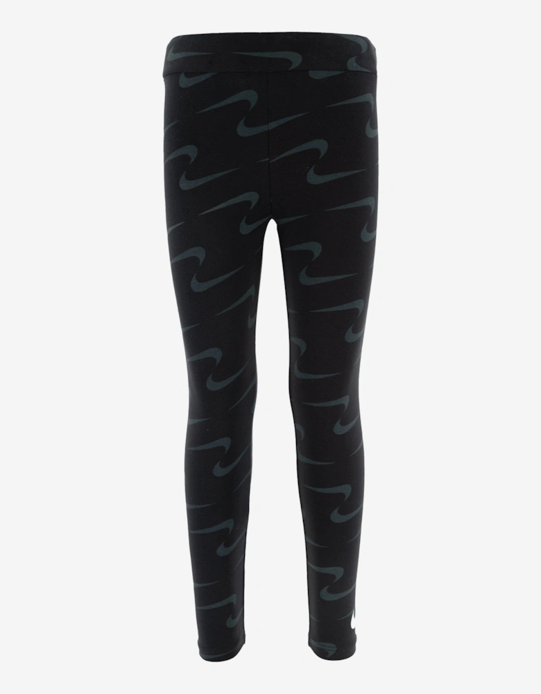 Girls 3 Pack Legging Set in Black