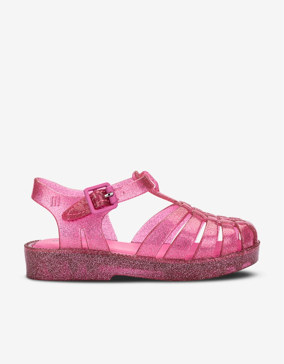 Girls Possession Shiny Glitter Sandals in Pink, 4 of 3
