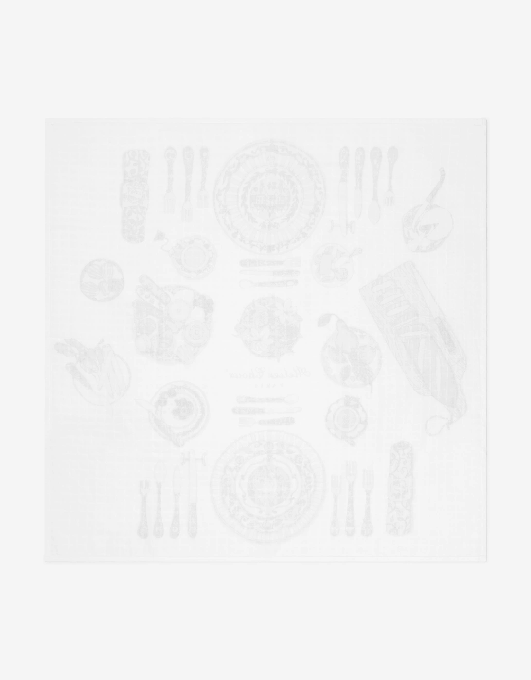 Baby Bon Appétit Swaddle in White (100cm)