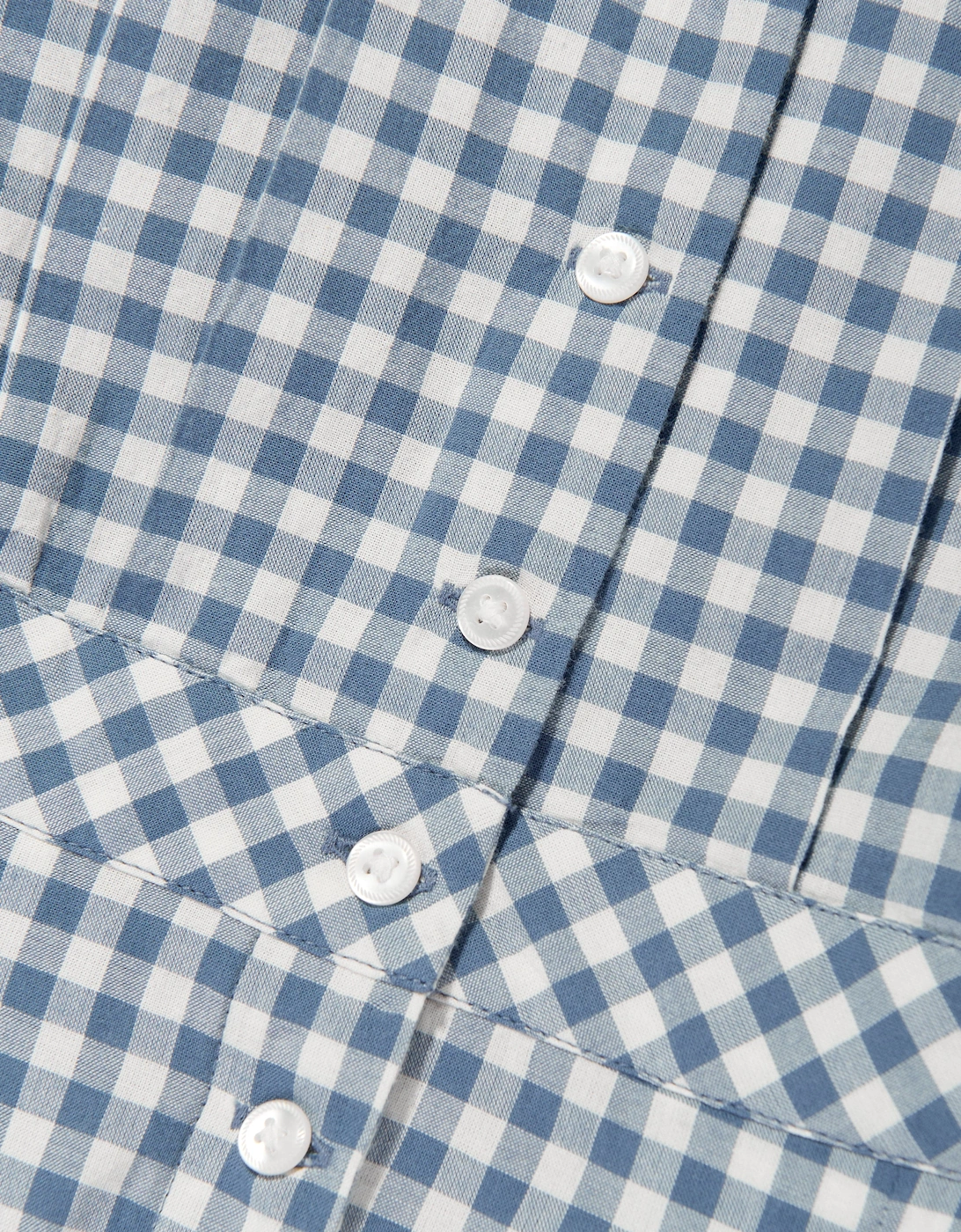 Girls Gingham Playsuit in Blue