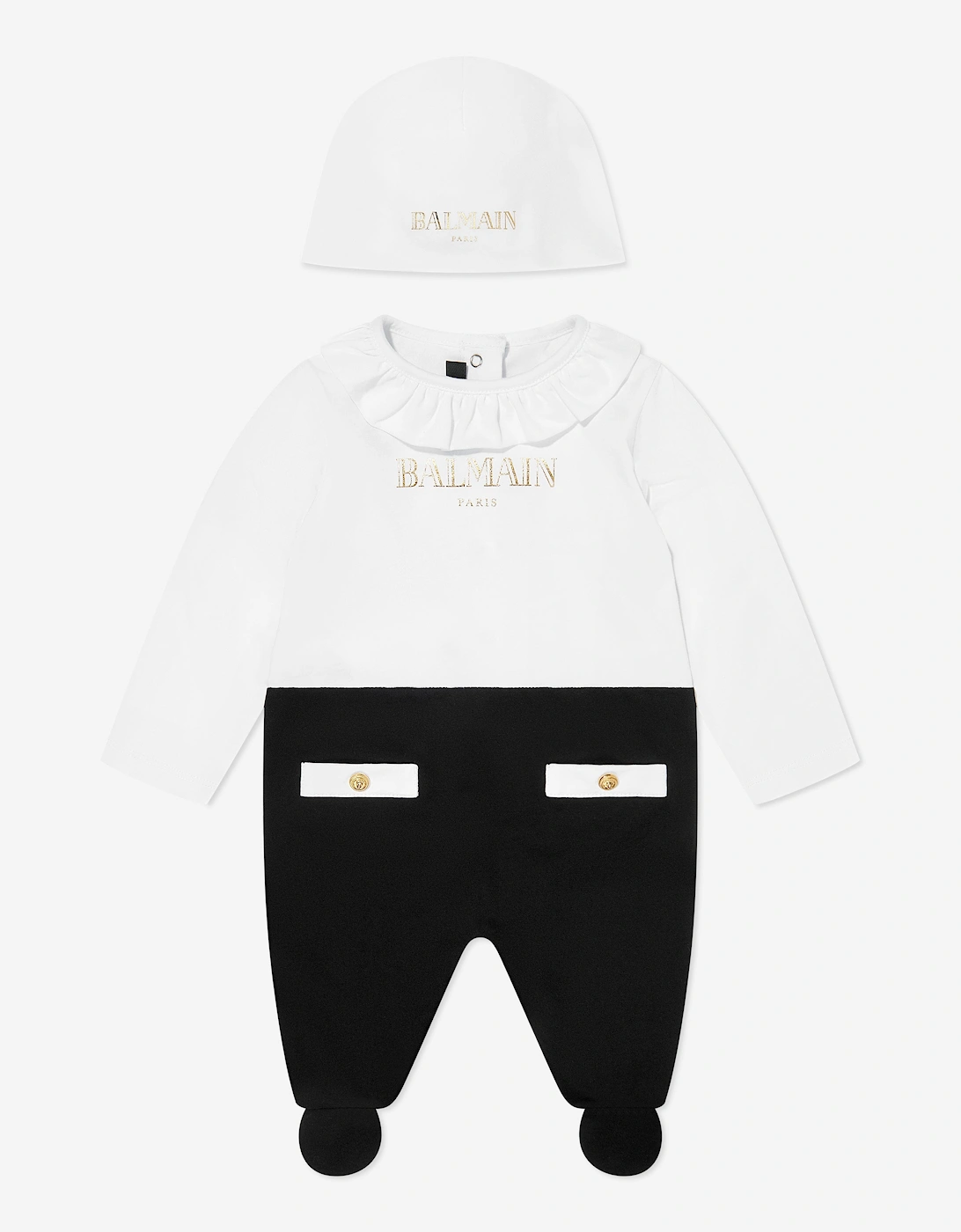 Baby Girls Babygrow Gift Set in White, 5 of 4