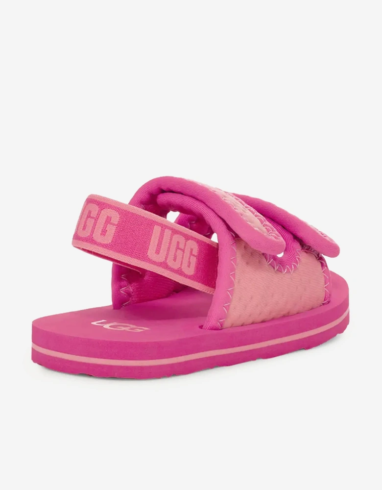 Girls Lennon Slingback Sandals in Pink