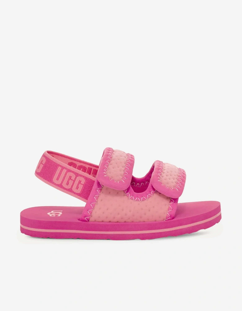 Girls Lennon Slingback Sandals in Pink
