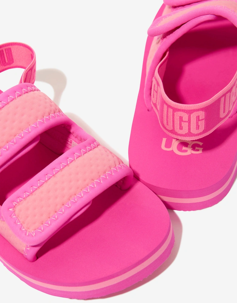 Girls Lennon Slingback Sandals in Pink