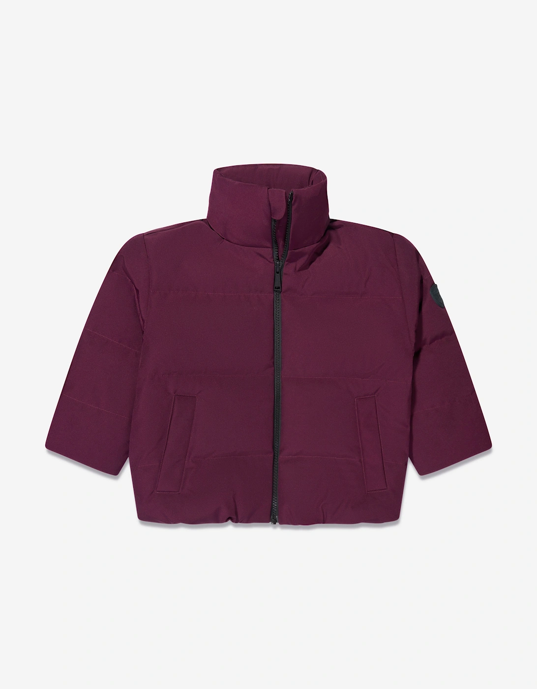 Kids Benji Puffer Jacket in Red, 6 of 5