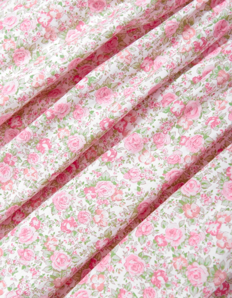 Girls Floral Dress in Pink