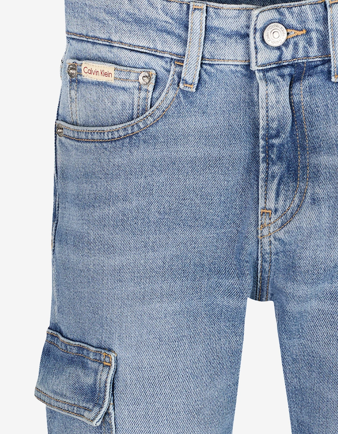 Boys Cargo Jeans in Blue