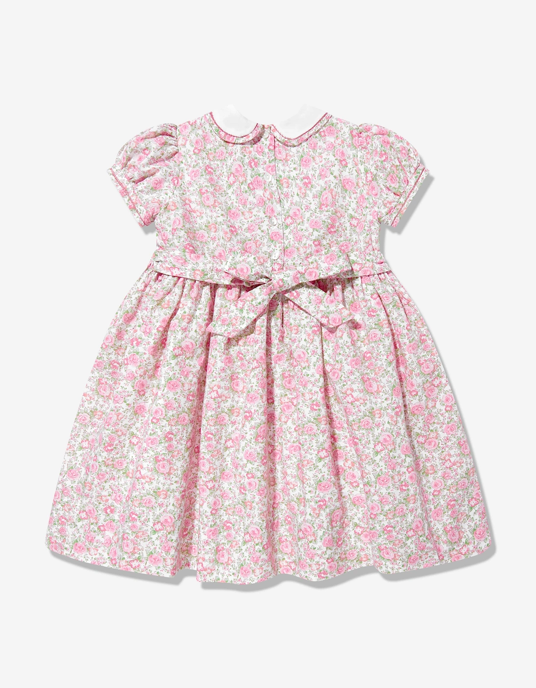 Girls Floral Dress in Pink