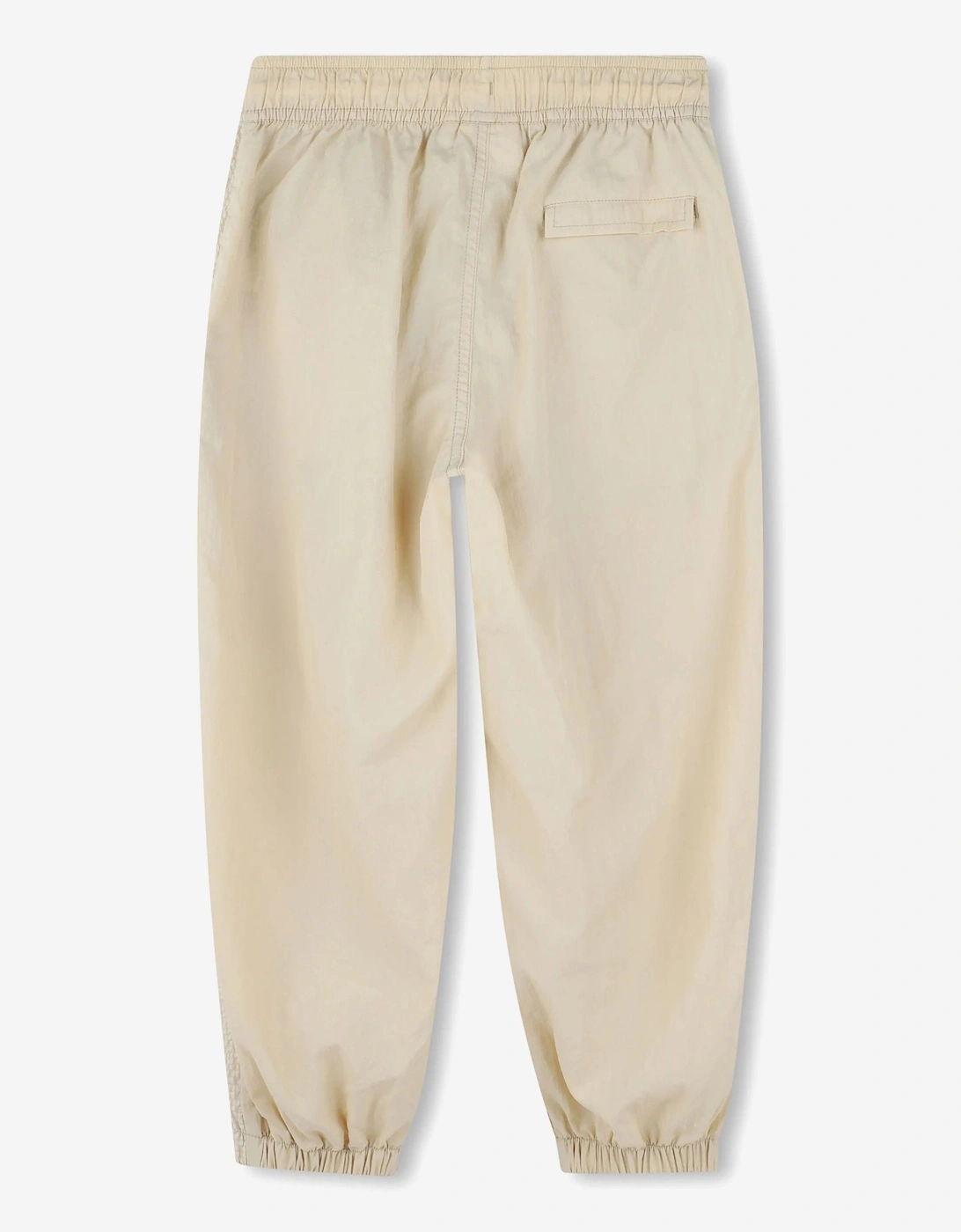 Boys Loose Track Trousers in Beige
