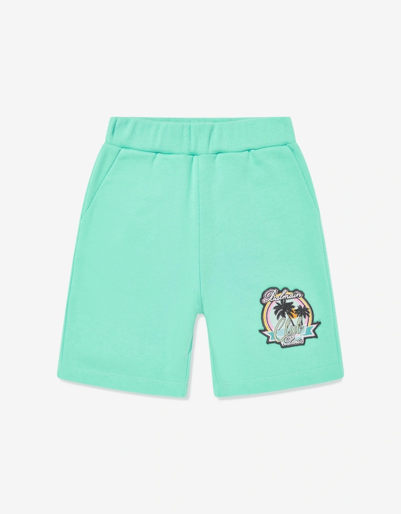 Kids Jersey Shorts in Green