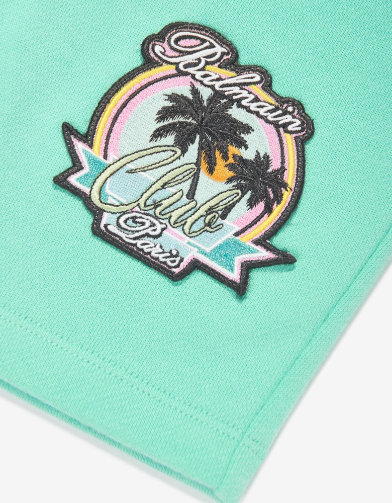 Kids Jersey Shorts in Green