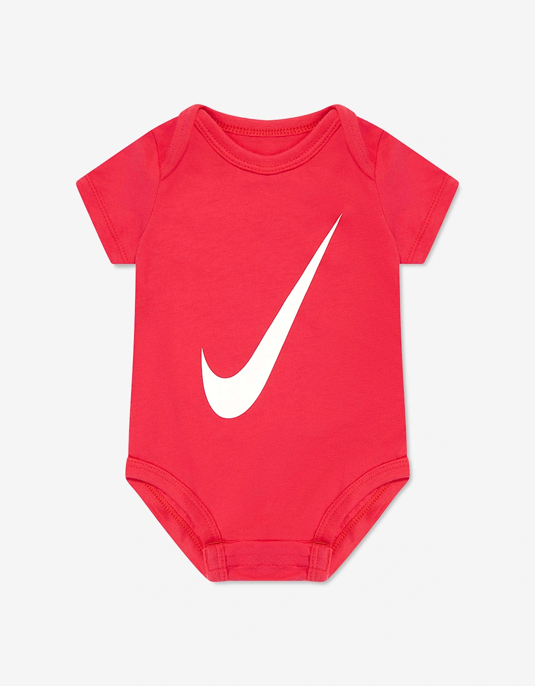 Baby Boys Swoosh 3 Pack Bodysuit Set in Multicolour