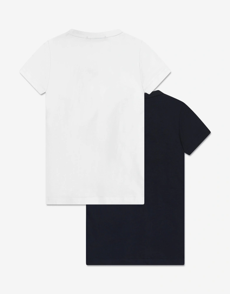 Boys 2 Pack T-Shirt Set in Navy