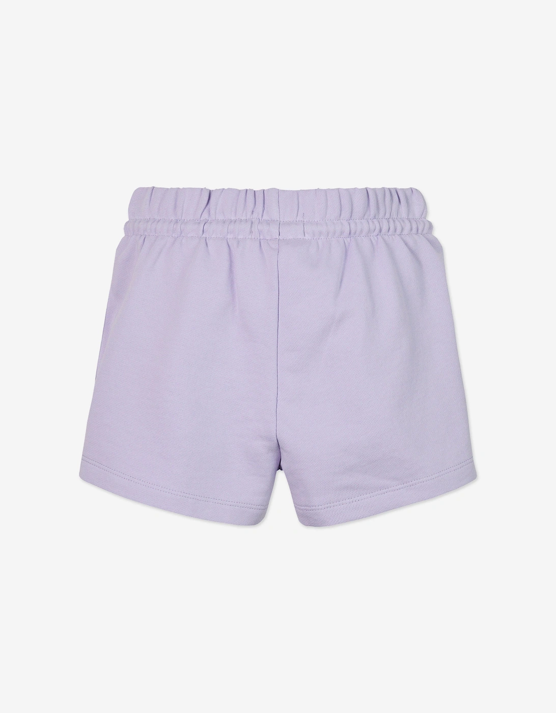 Girls Metallic CK Shorts in Purple