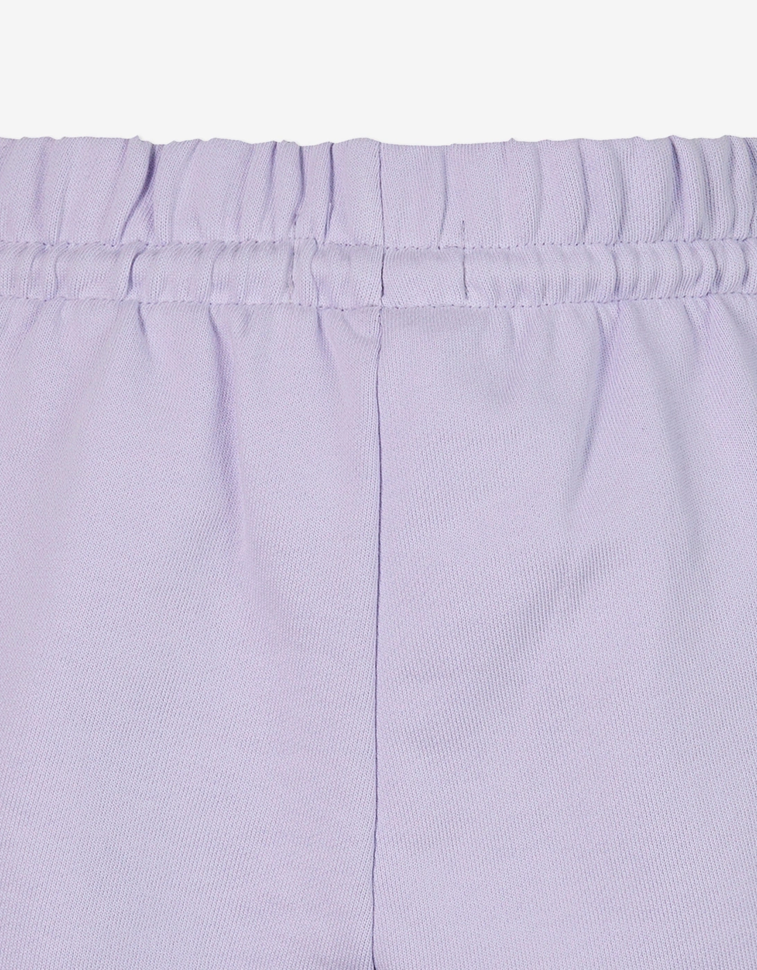 Girls Metallic CK Shorts in Purple