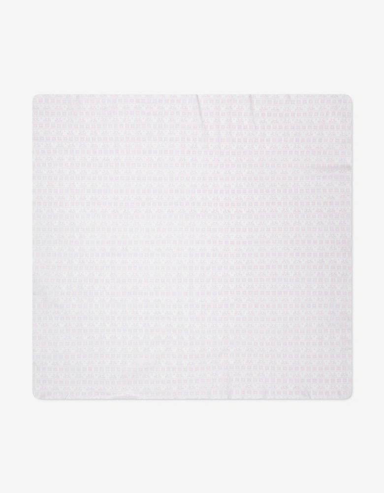 Baby Fair Isle Swaddle Blanket in Red
