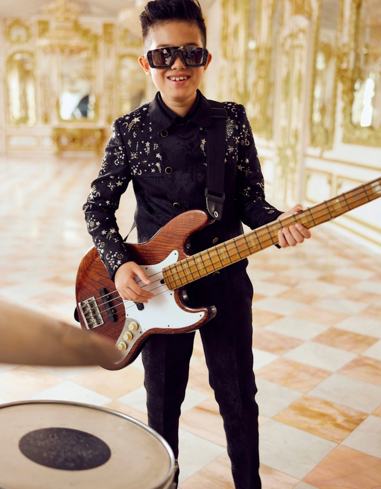 Boys Hector Suit in Black