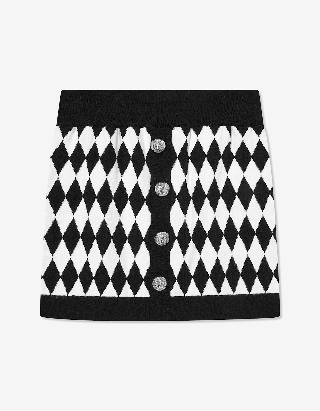 Girls Knitted Skirt in Black, 5 of 4