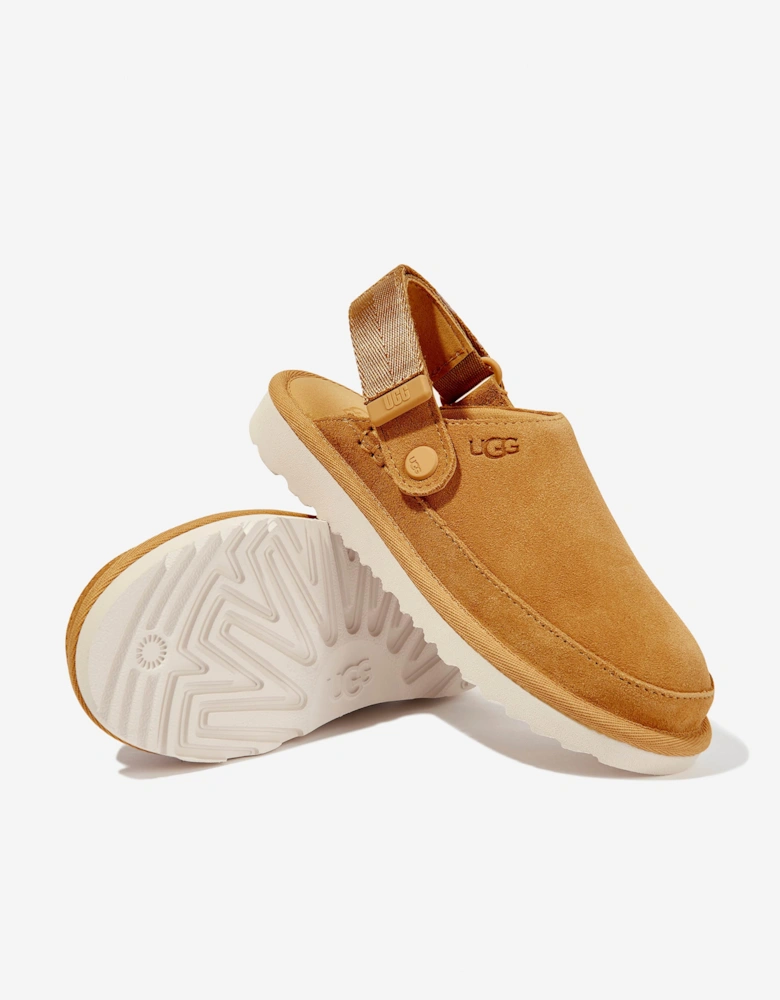 Girls Goldenstar Clogs in Brown